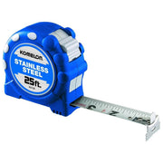 KOMELON KOM-SS125 Stainless Steel Gripper Tape Measure - 25' x 1"