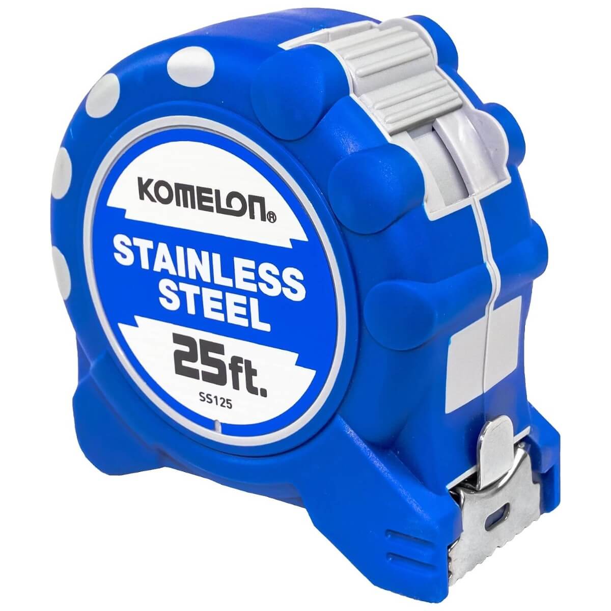 KOMELON KOM-SS125 Stainless Steel Gripper Tape Measure - 25' x 1"