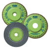 PEARL MAX6040ZG - Greenback™ Zirconia Maxidisc™ 6" x 7/8" 40 Grit Trimmable Flap Disc