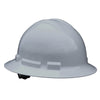 RADIANS QHR4-GRAY - Quartz™ Full Brim Hard Hat - 4-Point Ratchet Suspension