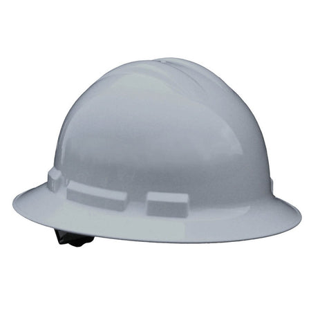 RADIANS QHR4-GRAY - Quartz™ Full Brim Hard Hat - 4-Point Ratchet Suspension