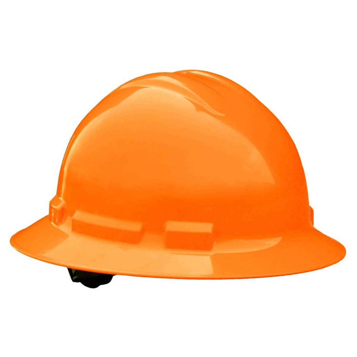RADIANS QHR4-ORANGE - Quartz Full Brim Hard Hat - 4-Point Ratchet Suspension - Orange