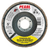 PEARL MAX5060S - 5" x 7/8" T27 60 Grit Premium Aluminum Maxidisc™ Flap Disc
