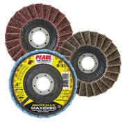 PEARL MXB05VF - Maxidisc™ BriteMax™ 5" x 7/8" Non-Woven Flap Disc - Very Fine