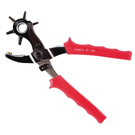 TASK T25490 - Revolving Leather Punch - 6-Hole Multi-Size Heavy Duty
