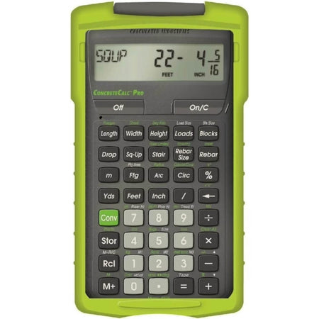 Calculated Industries 4225 - ConcreteCalc Pro Concrete Estimating Calculator