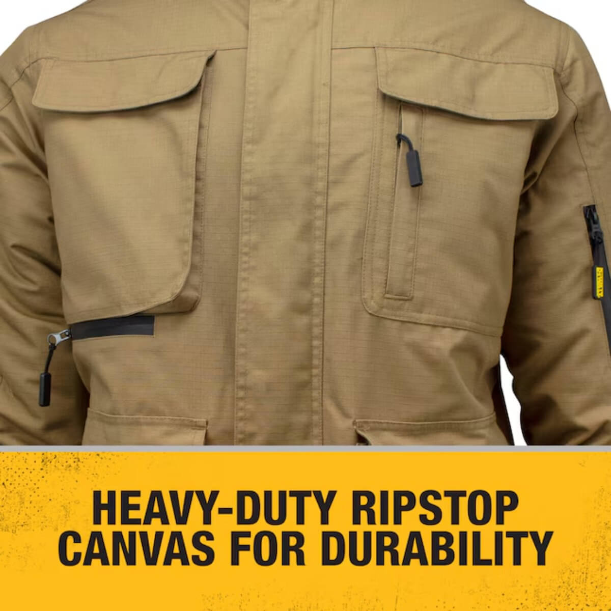 DEWALT DCHJ091D1 Men's Heavy Duty Ripstop Heated Jacket Kit