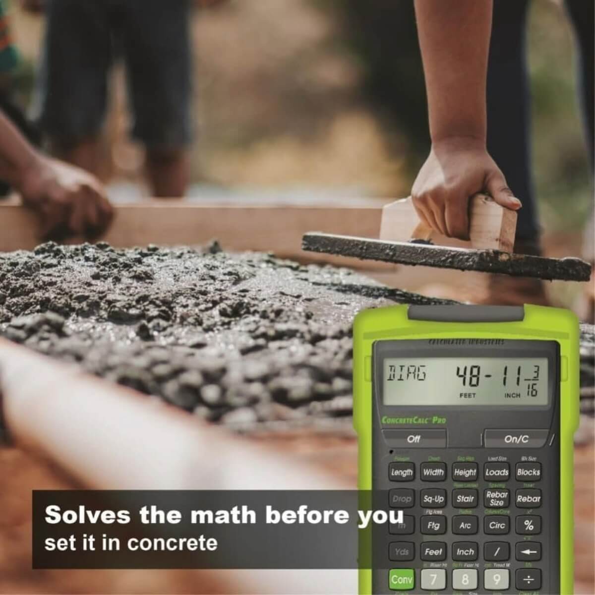 Calculated Industries 4225 - ConcreteCalc Pro Concrete Estimating Calculator