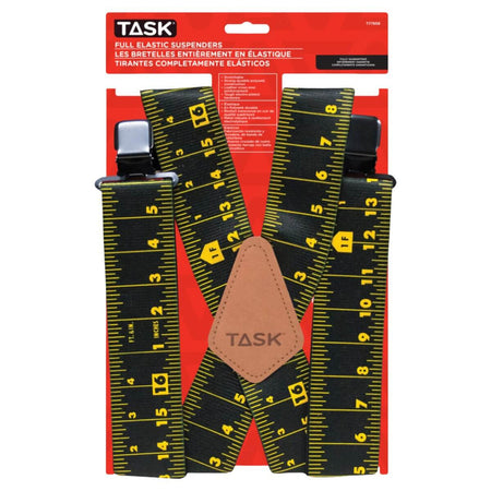 TASK T77506 - Full Elastic Tape Measure Pattern Suspenders