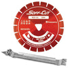 Husqvarna 542756114 XL14-3000 Diamond Blade with Skid Plate - 14 in.