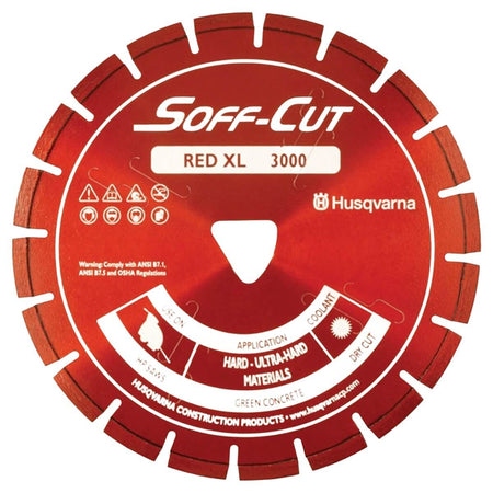 Husqvarna 542756114 XL14-3000 Diamond Blade with Skid Plate - 14 in.