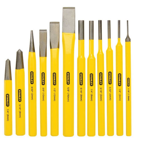 STANLEY 16-299 - 12-Piece Punch and Chisel Set