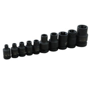 Gray Tools GT-24510 Female Torx Socket Set - 1/4, 3/8, 1/2 in. Drive - 10 Piece