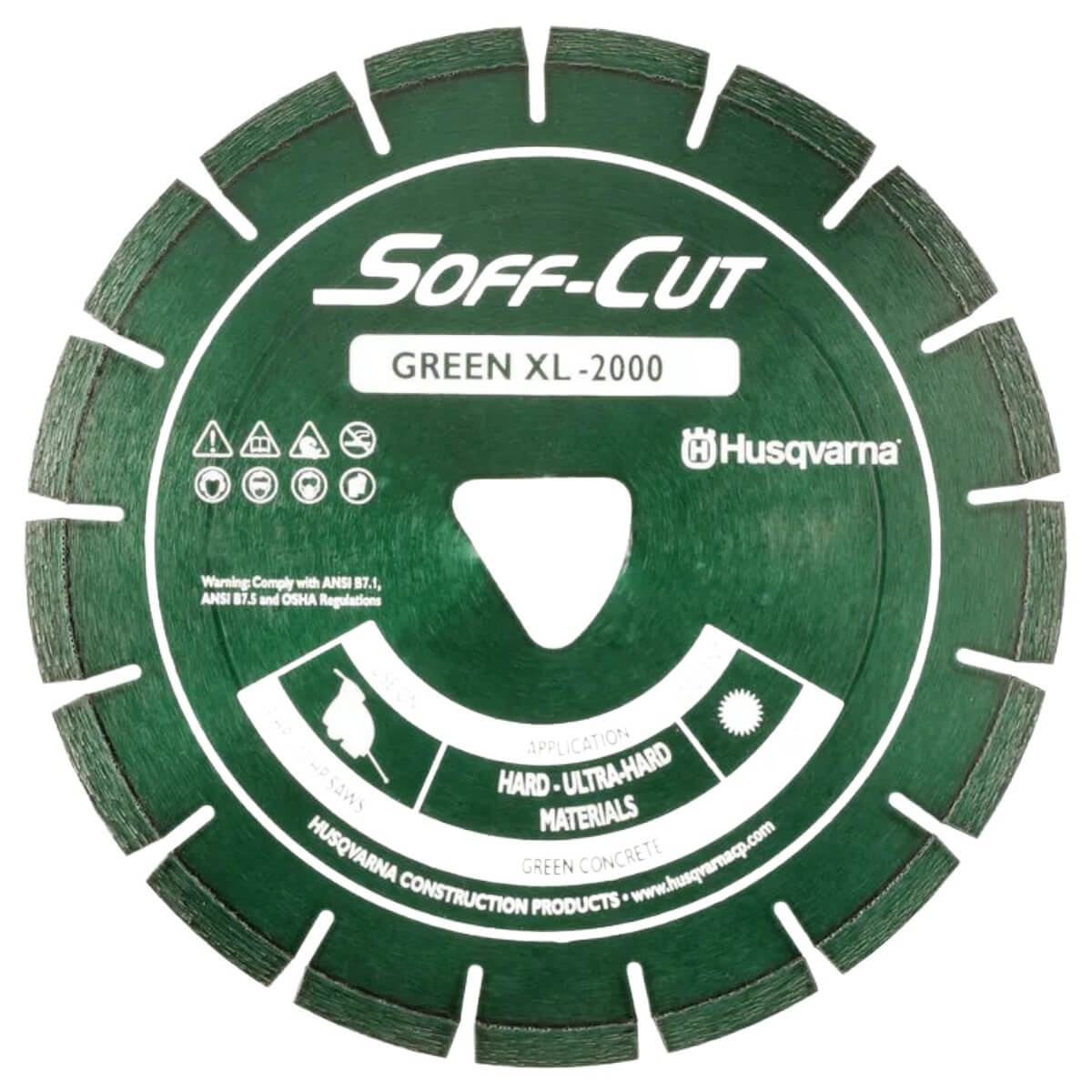 Husqvarna 542756173 PV14-2000 14 in. Diamond Blade with Skid Plate
