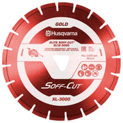 Husqvarna 589435701 XL14-3000 14 in. Red Soff-Cut Diamond Blade - 10 Pack