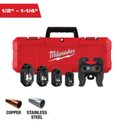 MILWAUKEE 49-16-2490X - 1/2" - 1-1/4" CTS-V Pivoting Press Ring Kit for M12 FORCE LOGIC Press Tool