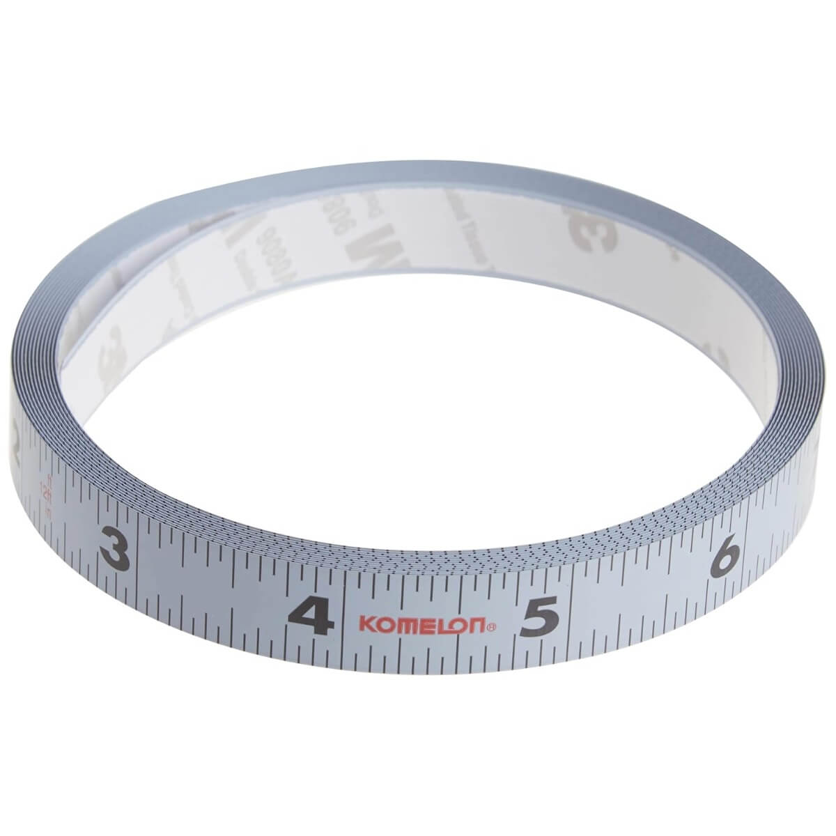 KOMELON F12 - 12' x 1/2" Flat Adhesive Stick-On Tape Measure