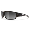 EDGE SK117 - Kazbek Safety Glasses with Silver Mirror Lens and Black Frame