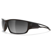 EDGE SK117 - Kazbek Safety Glasses with Silver Mirror Lens and Black Frame