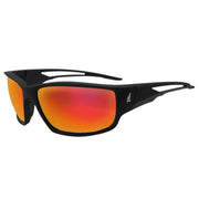 EDGE SKAP119 - Kazbek Safety Glasses - Aqua Precision Red Mirror Lens