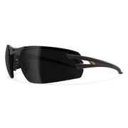EDGE SL116VS - Salita Safety Glasses - Black Frame with Smoke Vapor Shield Lenses
