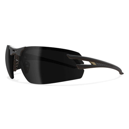 EDGE SL116VS - Salita Safety Glasses - Black Frame with Smoke Vapor Shield Lenses