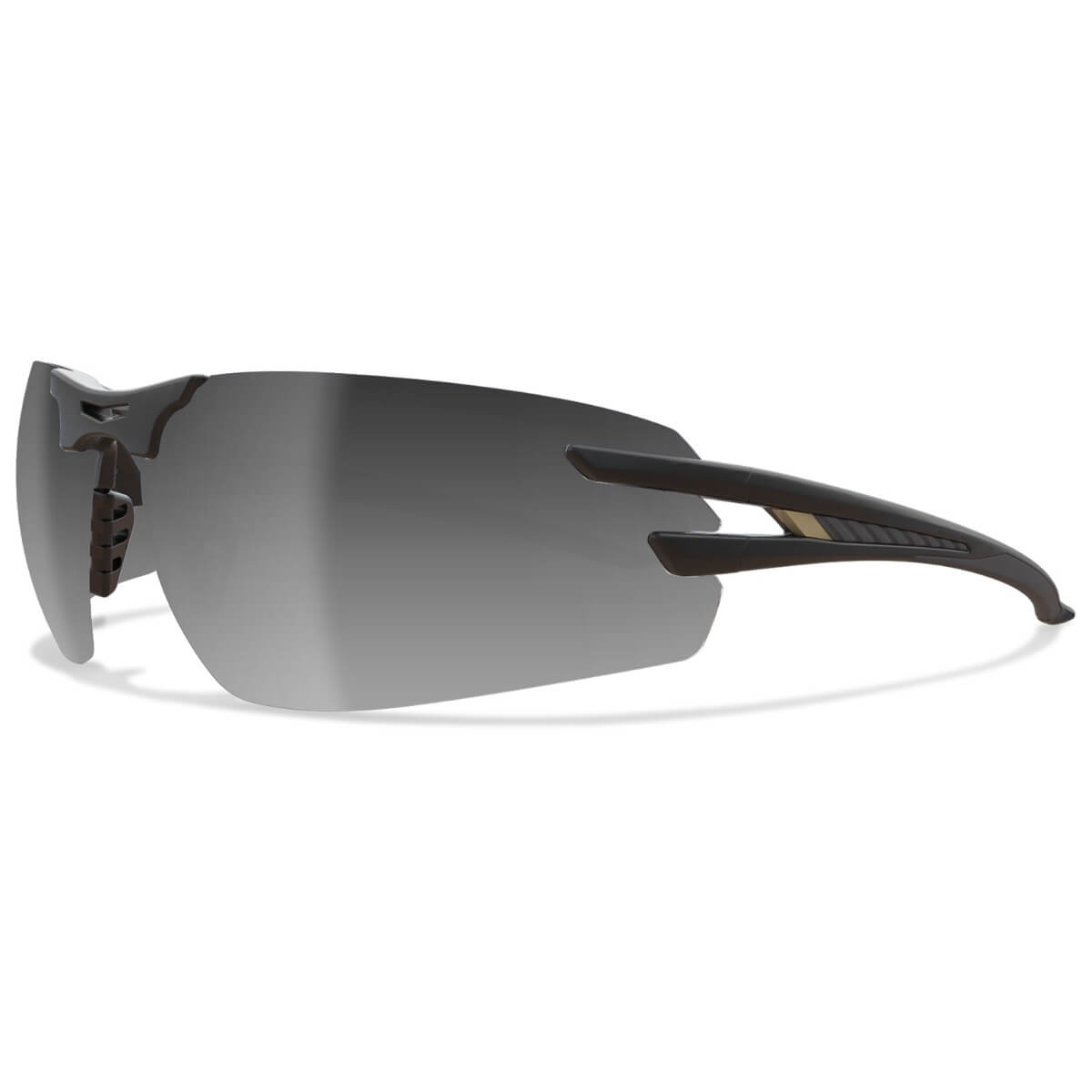 EDGE SL117 - Salita Safety Glasses - Black Frame / Silver Mirror Lens