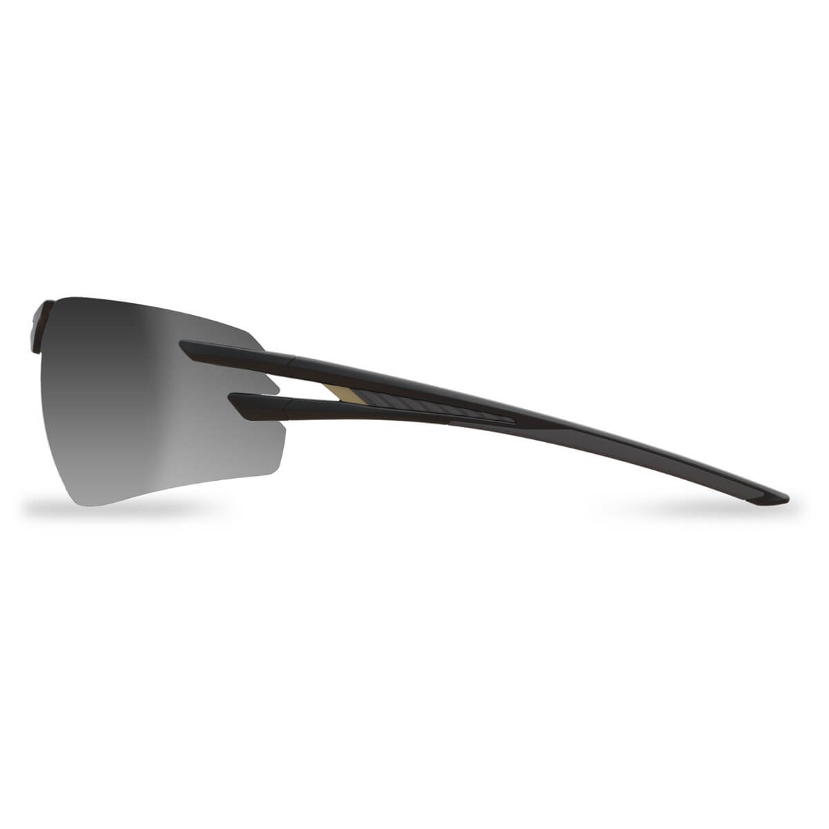 EDGE SL117 - Salita Safety Glasses - Black Frame / Silver Mirror Lens