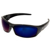 EDGE SR118 - Reclus Safety Glasses - Black Frame / Blue Mirror Lens