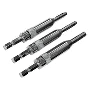 Milescraft MC-2317 HingeBit Set (#4, #6, #8) - Self-Centering Drill Bit Set