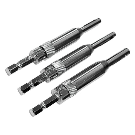 Milescraft MC-2317 HingeBit Set (#4, #6, #8) - Self-Centering Drill Bit Set