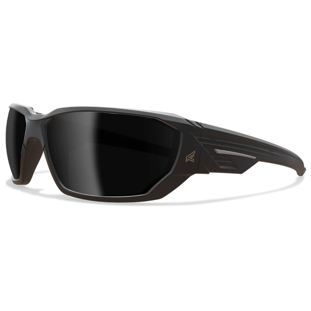 EDGE TXD416 - Dawson Safety Glasses - Black Frame with Polarized Smoke Lens