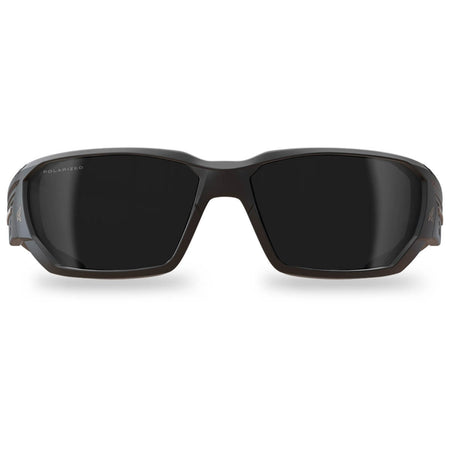 EDGE TXD416 - Dawson Safety Glasses - Black Frame with Polarized Smoke Lens