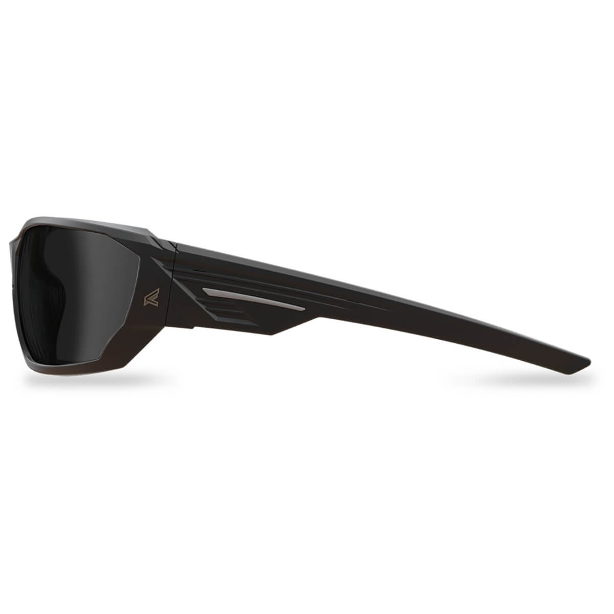 EDGE TXD416 - Dawson Safety Glasses - Black Frame with Polarized Smoke Lens