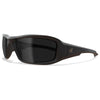 EDGE XB136 - Brazeau Safety Glasses - Matte Black Frame with Smoke Lens