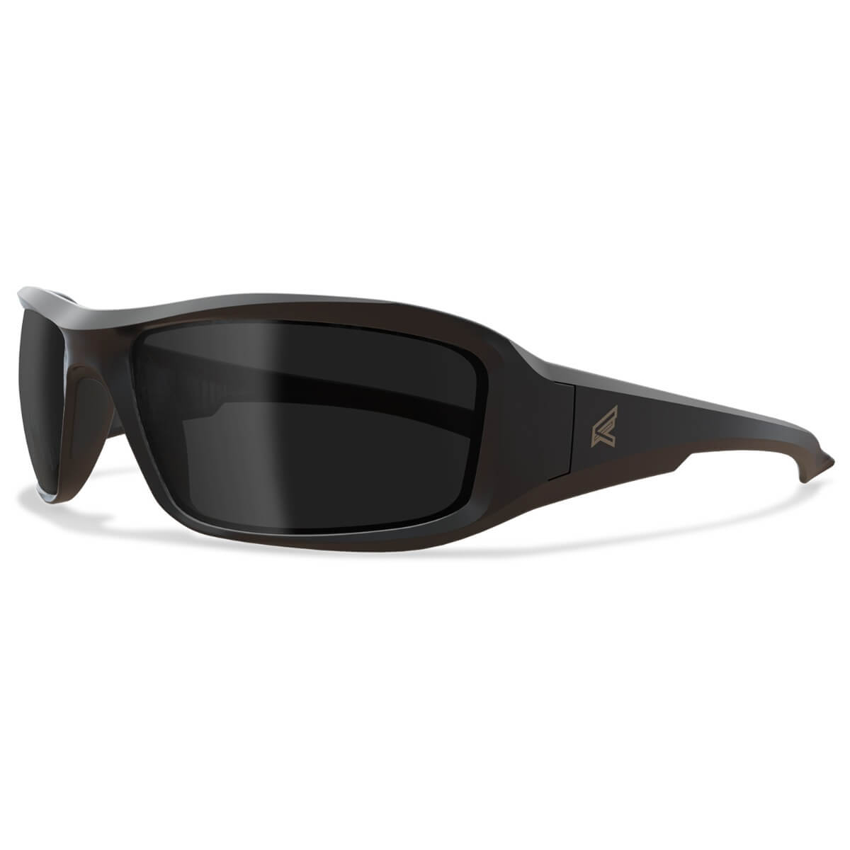 EDGE XB136 - Brazeau Safety Glasses - Matte Black Frame with Smoke Lens