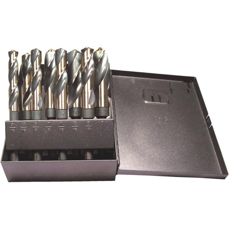 Norseman NOR-92400 - Drill 8 Piece 9/16" - 1" x 16ths, 1/2" 3-Flats S&D Drill Set