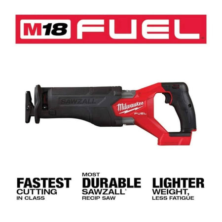 MILWAUKEE 2821-21F - M18 FUEL™ SAWZALL® Kit w/M18™ REDLITHIUM™ FORGE™ XC6.0 Battery Pack