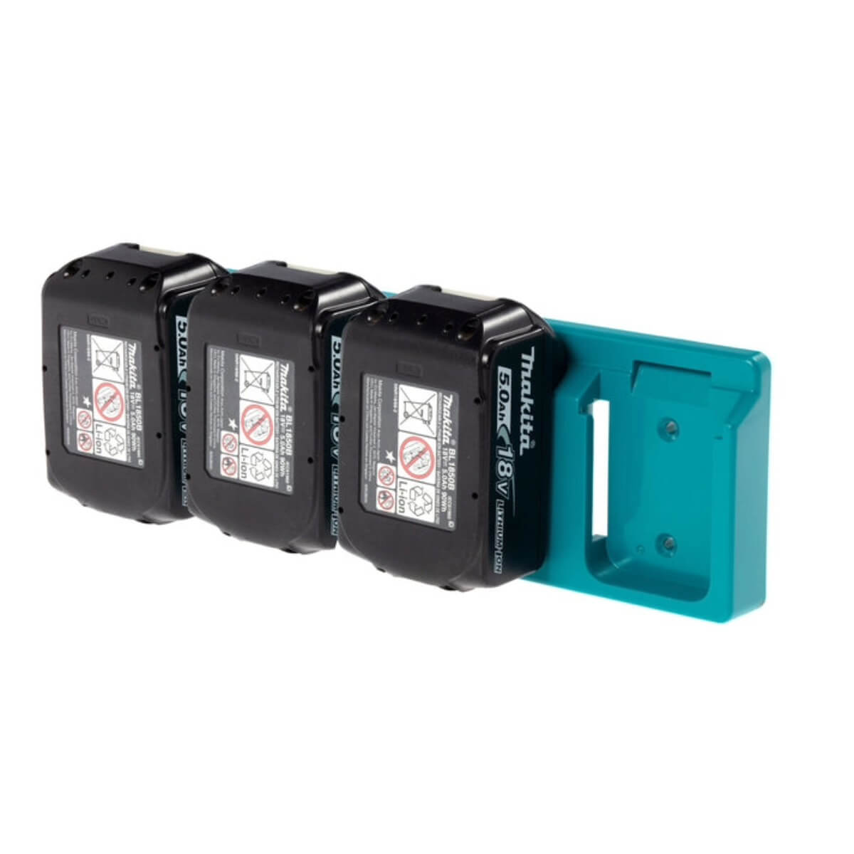 48 Tools BH-MAK-BLU-04 - Light Blue Battery Holder for Makita 18V Batteries