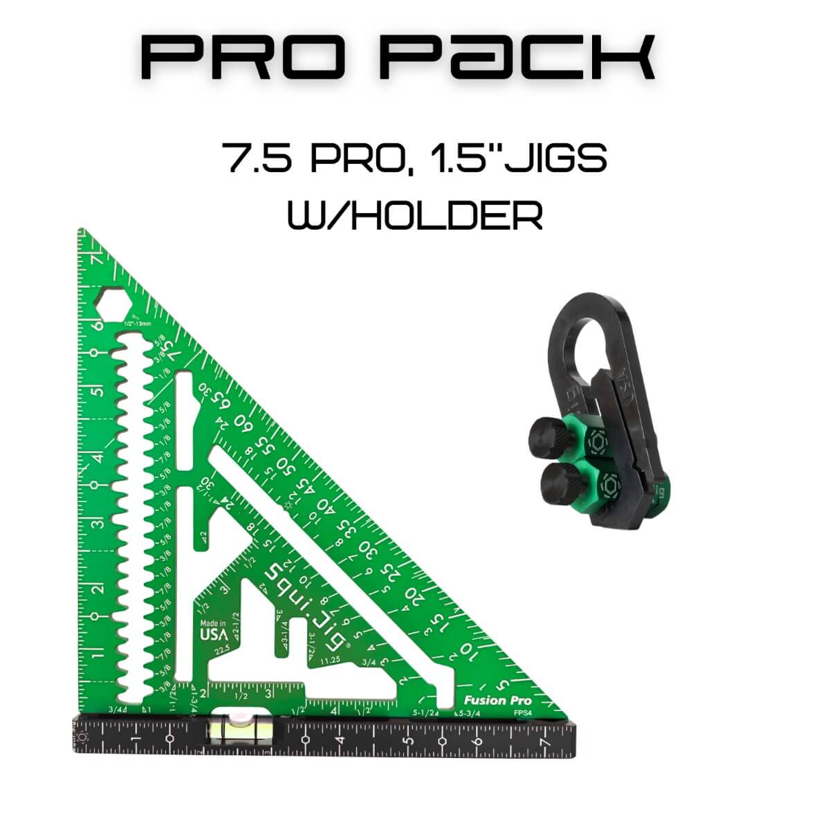 Squi.Jig FPRS75RWB - Fusion Pro 7.5" Rafter Square - Limited Edition RWB
