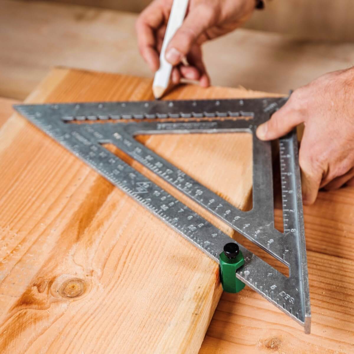 Squi.Jig SQJ15G 1.5-Inch Tall Framing Square Jigs - Green (Pair)