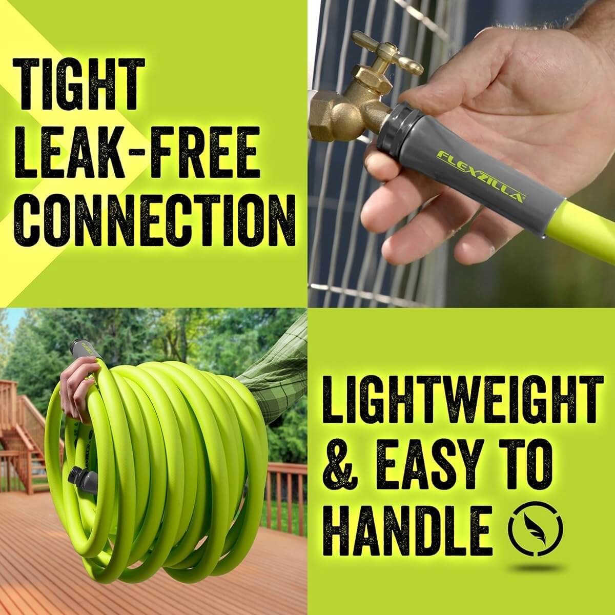 FLEXZILLA HFZG5100YW - 5/8 in. x 100 ft. Garden Hose