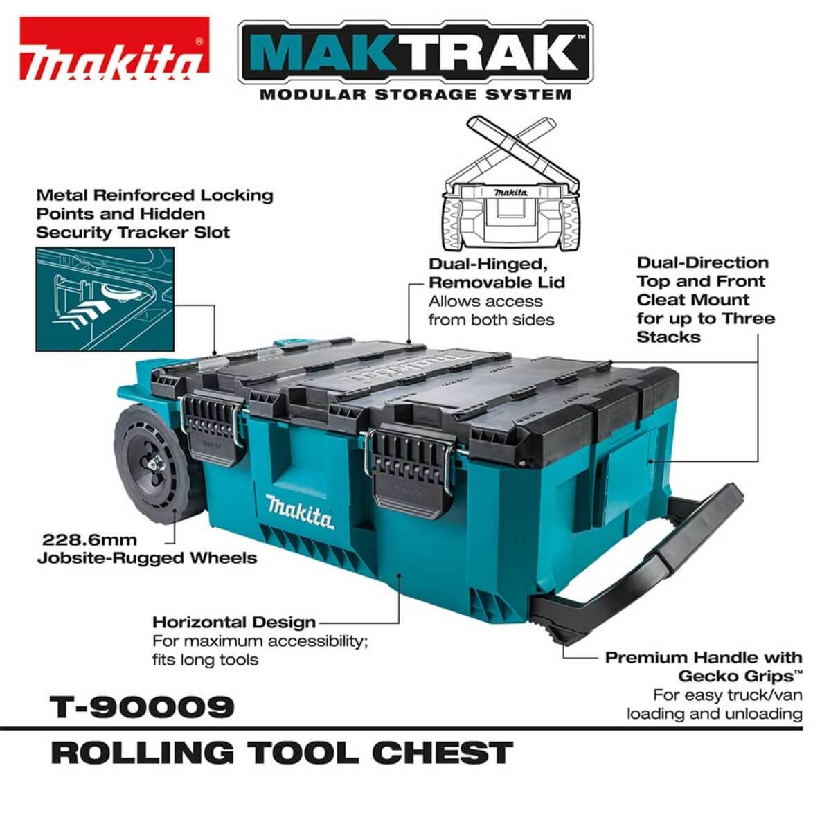 MAKITA T-90009 - MAKTRAK™ Rolling Tool Chest