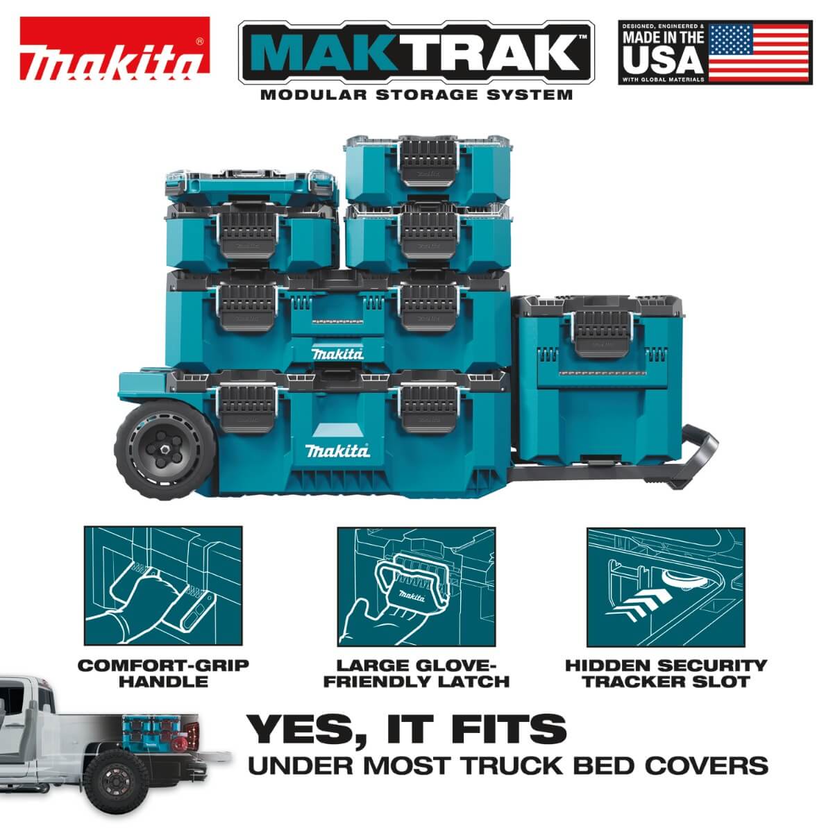 MAKITA T-90021 - MAKTRAK™ Extra Large Extension Tool Box
