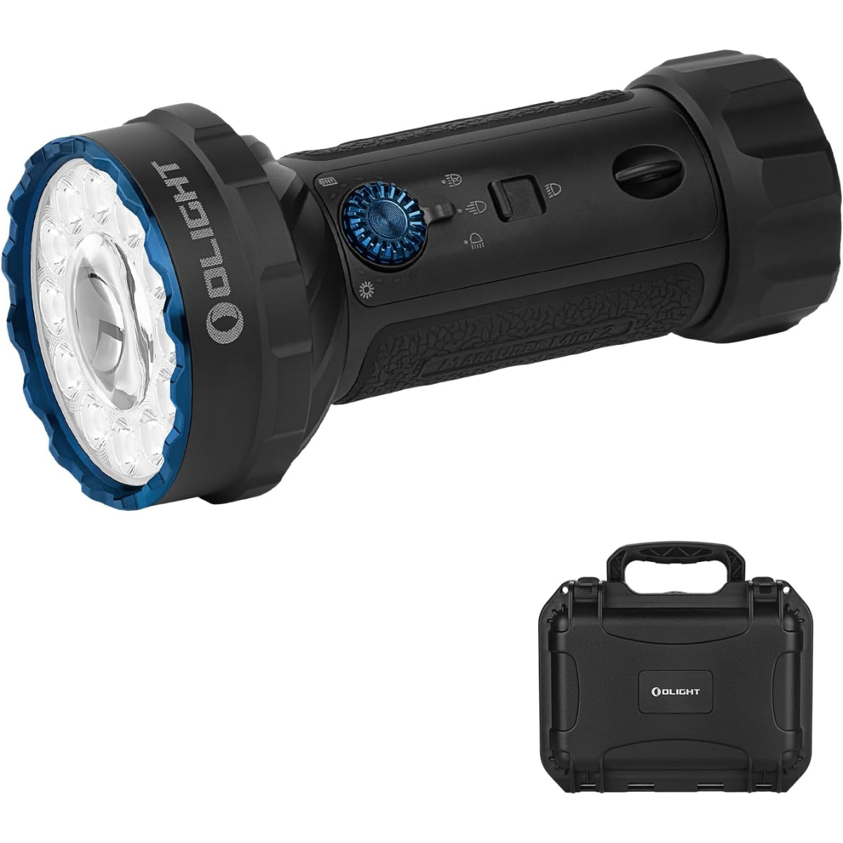 OLIGHT MARAUDERMINI2 - Marauder Mini 2 Rechargeable LED Light - Black, Orange, Midnight Blue
