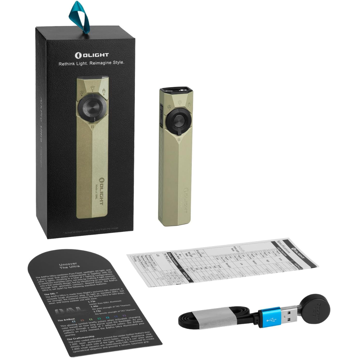 OLIGHT ARKPROULTA - ArkPro Ultra Flat EDC Light