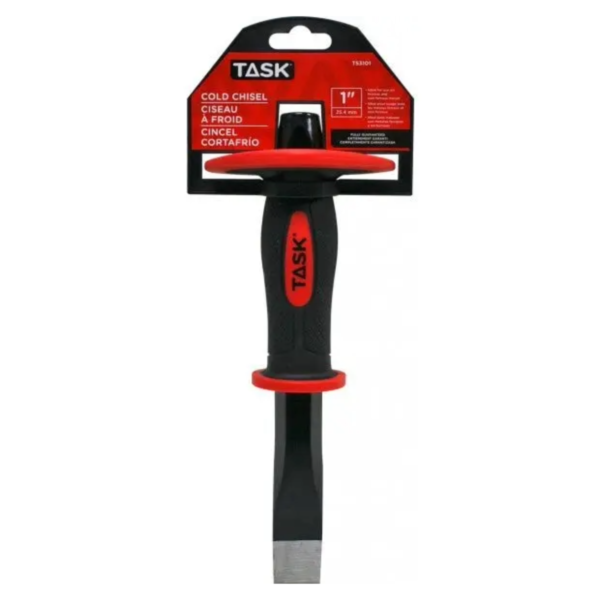 Tâche T53101 - Ciseau à froid à pointe coupée 10" x 1" avec protège-main