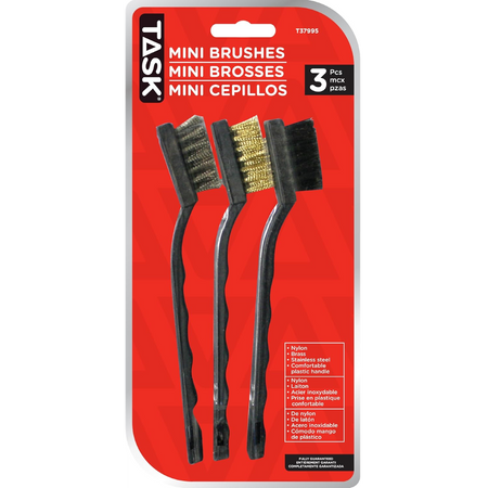 TASK T37995 - 3pc Assorted Mini Brush Set