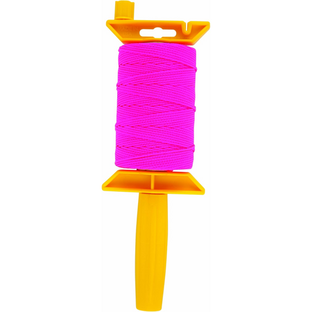 TASK T27212 - 500' Pink Braided Nylon Construction Line Reel