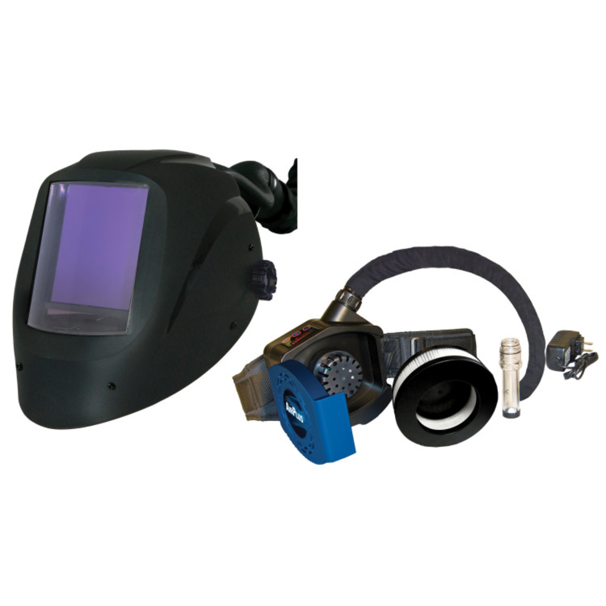 WALTER WAL-AP1K-V-X81VX - VISION Black Welding Helmet with AirPlus